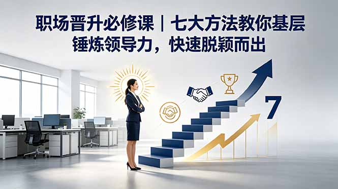 付费文章:职场晋升必修课|七大方法教你基层锤炼领导力,快速脱颖而出-资源宝库