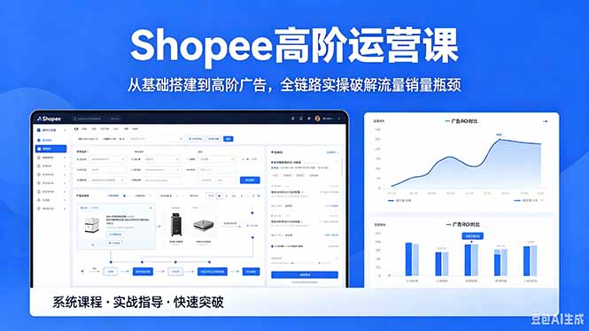 Shopee高阶运营课-2026年5月更新，从基础搭建到高阶广告，全链路实操破解流量销量瓶颈-资源宝库