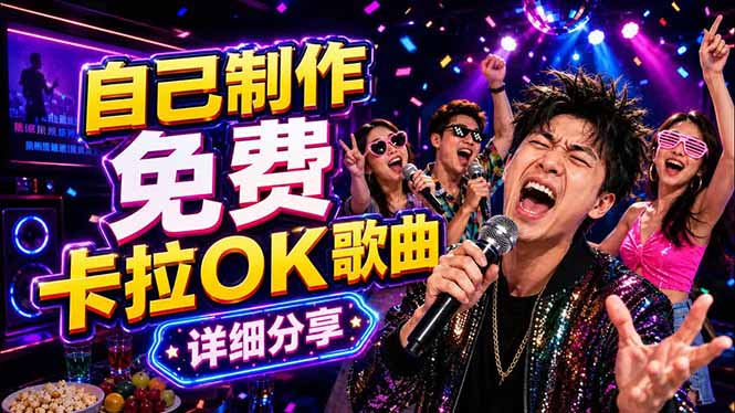 免费卡拉OK歌曲制作全攻略:音轨分离字幕制作,零基础快速做出专业K歌视频-资源宝库