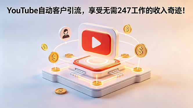 YouTube 自动客户引流，享受无需 247 工作的收入奇迹！【原创双语字幕】-资源宝库