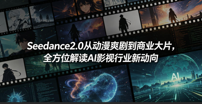 Seedance2.0从动漫爽剧到商业大片，全方位解读AI影视行业新动向-资源宝库