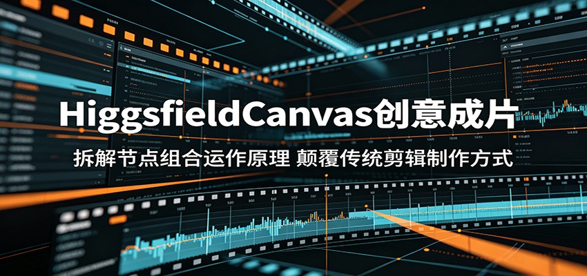 HiggsfieldCanvas创意成片:拆解节点组合运作原理,颠覆传统剪辑制作方式-资源宝库