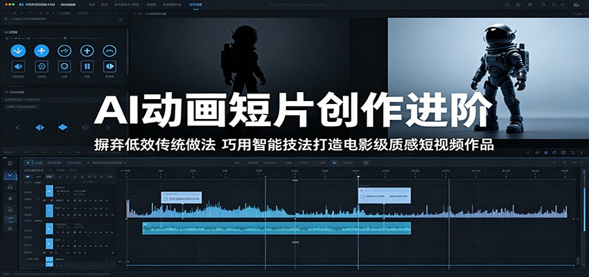 AI动画短片创作进阶:摒弃低效传统做法,巧用智能技法打造电影级质感短视频作品-资源宝库
