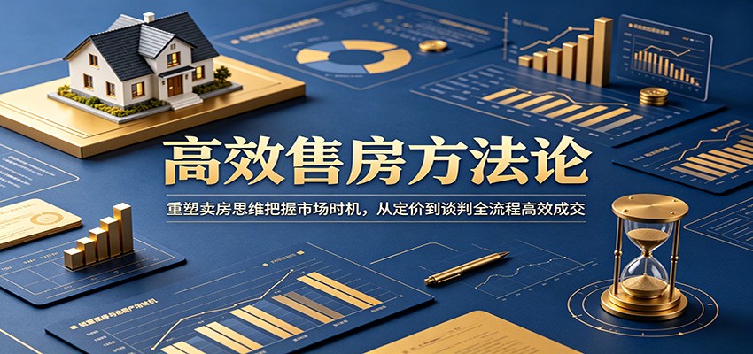 高效售房方法论：重塑卖房思维把握市场时机，从定价到谈判全流程高效成交-资源宝库