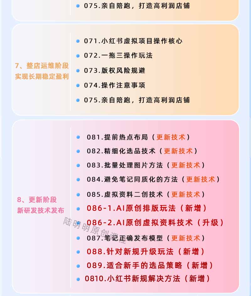 图片[4]-小红书虚拟项目特训班9.0，全面拥抱AI，批量产出原创PPT货源，单品/单店纯利润几万到几十W-资源宝库
