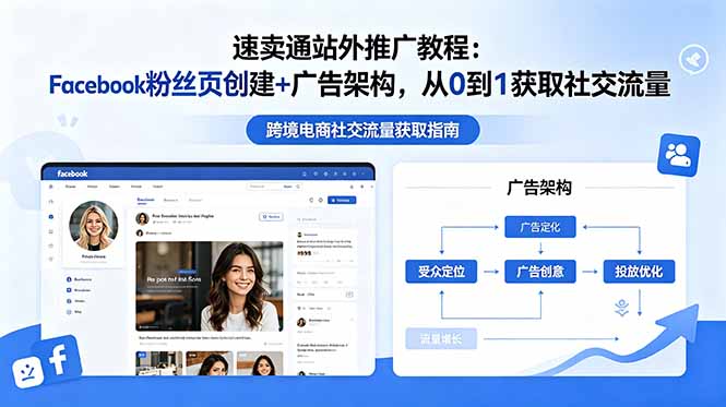 速卖通站外推广教程:Facebook粉丝页创建+广告架构,从0到1获取社交流量-资源宝库