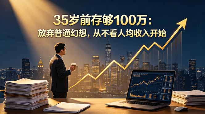 35岁前存够100万:放弃普通幻想,从不看人均收入开始-资源宝库