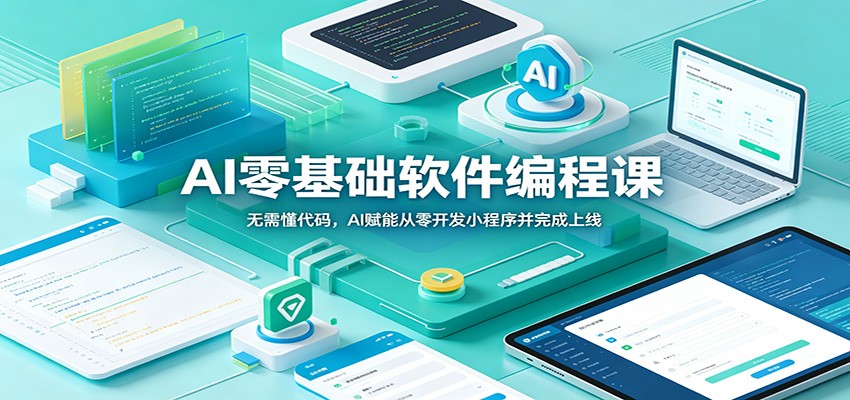 AI零基础软件编程课：无需懂代码，AI赋能从零开发小程序并完成上线-资源宝库