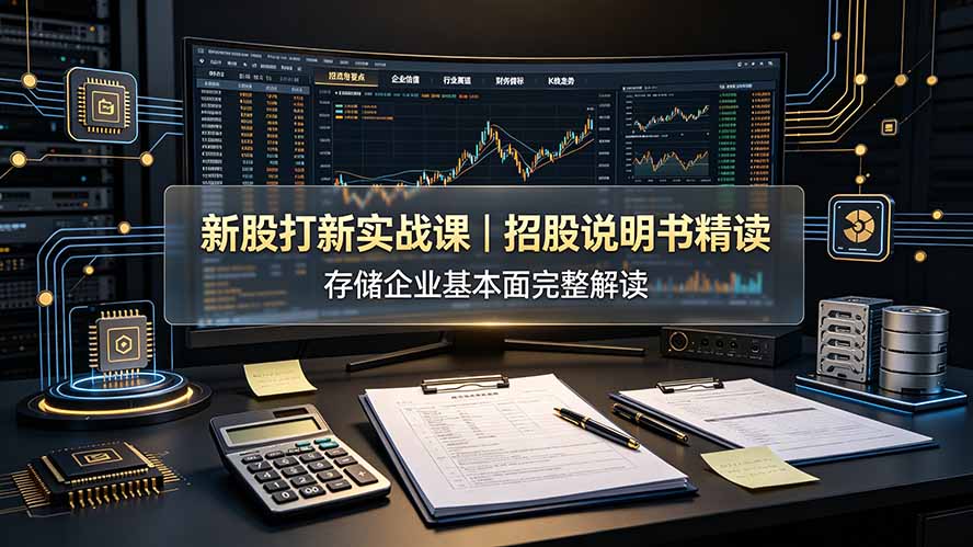 付费文章：新股打新实战课｜招股说明书精读，存储企业基本面完整解读-资源宝库