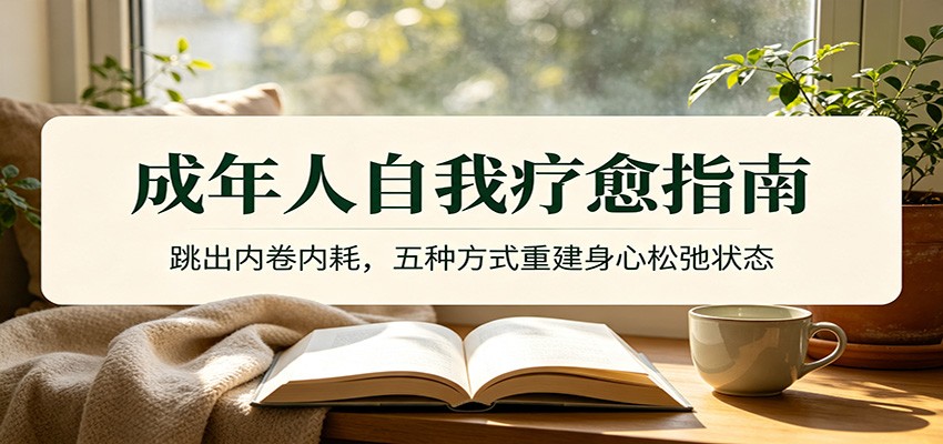 成年人自我疗愈指南：跳出内卷内耗，五种方式重建身心松弛状态-资源宝库