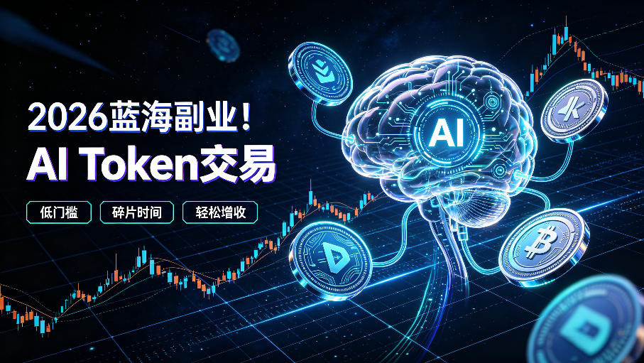 2026全新风口副业|AI智能Token交易,空闲时间轻松 賺 收益,无需全天盯盘【揭秘】-资源宝库