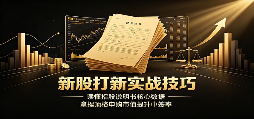 新股打新实战技巧:读懂招股说明书核心数据,拿捏顶格申购市值提升中签率-资源宝库