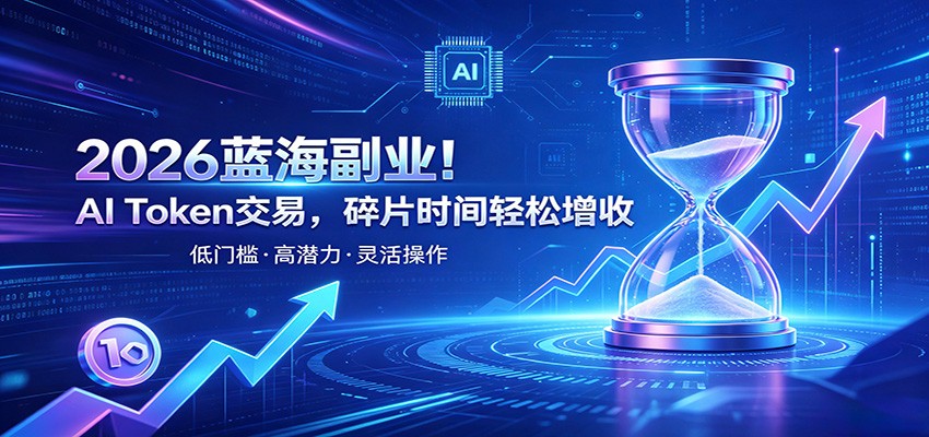 AI Token算力赛道!普通人可入局的数字副业,零门槛快速起步-资源宝库