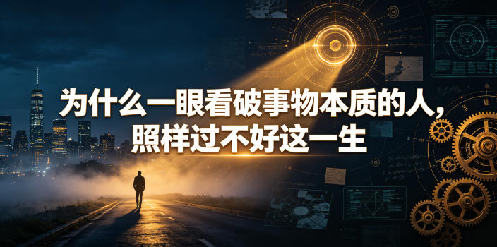 付费文章：为什么一眼看破事物本质的人，照样过不好这一生-资源宝库