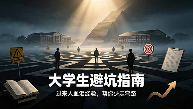 付费文章：大学生避坑指南 ，过来人血泪经验，帮你少走弯路-资源宝库