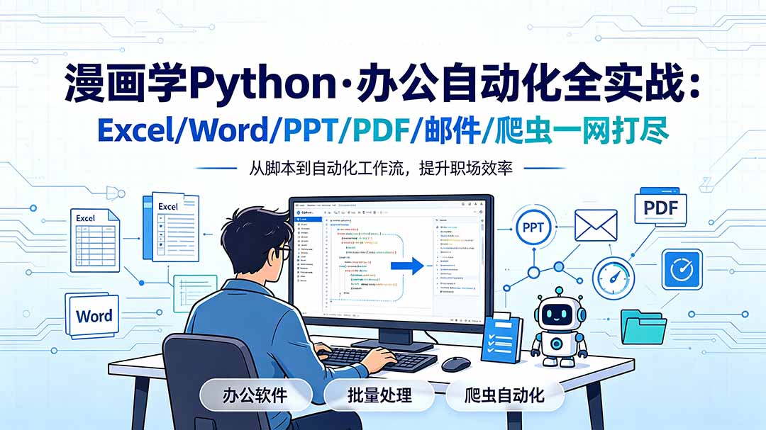 漫画学Python·办公自动化全实战：Excel/Word/PPT/PDF/邮件/爬虫一网打尽-资源宝库
