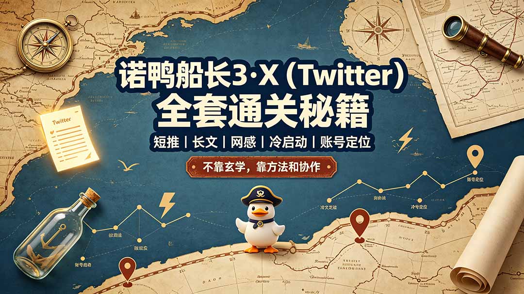 诺鸭船长3·X(Twitter-资源宝库