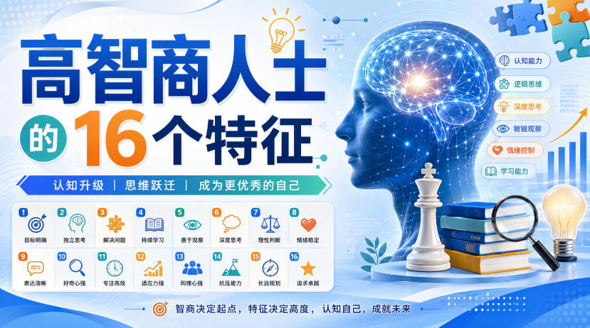 付费文章：高智商人士的16个特征-资源宝库