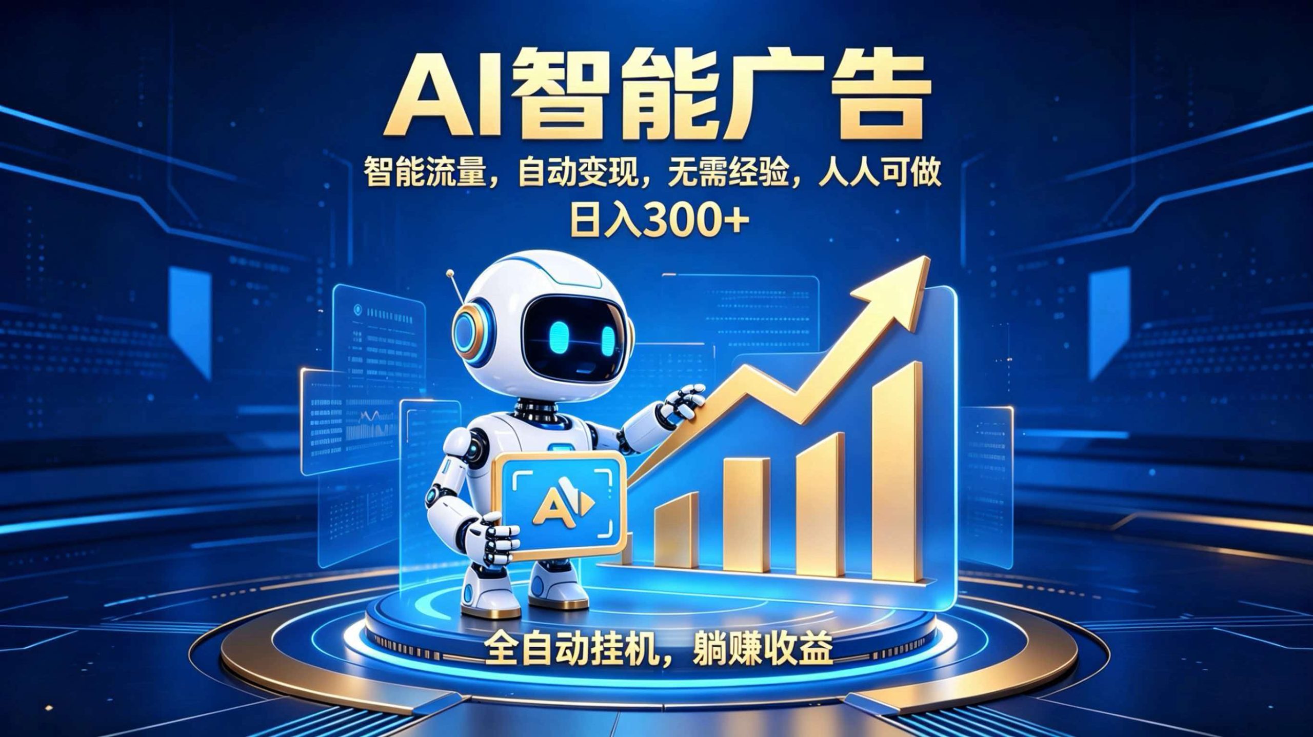 轻资产新赛道，全自动AI广告，打造持续收益-资源宝库