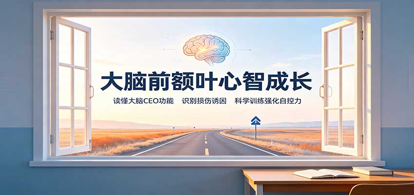 大脑前额叶心智成长：读懂大脑CEO功能，识别损伤诱因，科学训练强化自控力-资源宝库