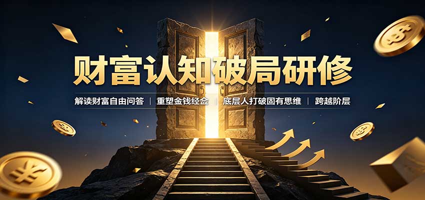 财富认知破局研修：解读”孙割”，重塑金钱观念，底层人打破固有思维跨越阶层-资源宝库