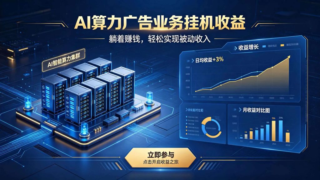 AI算力广告业务|AI时代个人或工作室新赛道-资源宝库