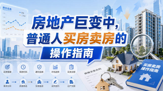 付费文章：房地产巨变中，普通人买房卖房的操作指南【上篇+下篇】-资源宝库