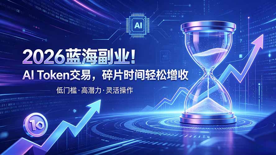 AI Token算力赛道！普通人可入局的数字副业-资源宝库