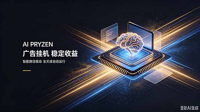 AI Pryzen 广告挂机｜24小时自动跑，日入300-500，新手零门槛-资源宝库