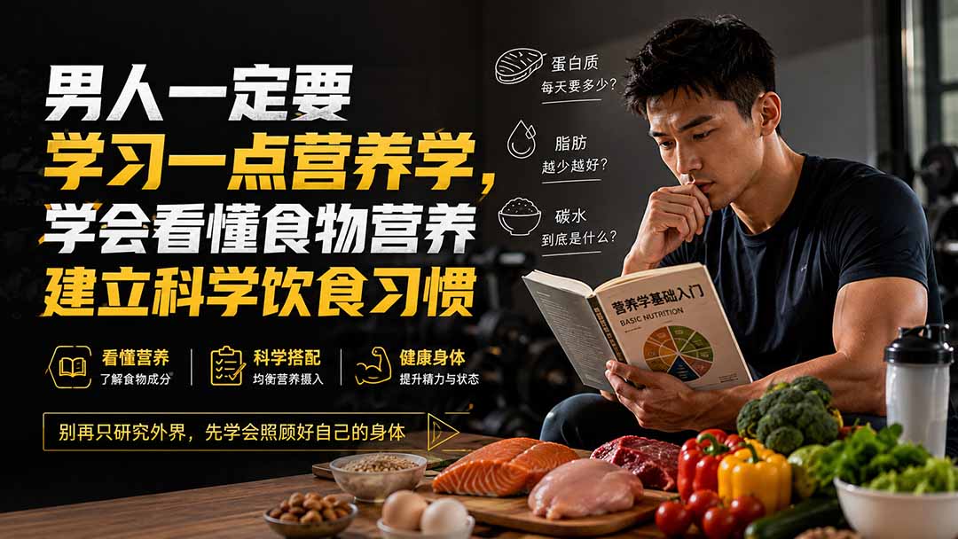 付费文章：男人一定要学习一点营养学，学会看懂食物营养建立科学饮食习惯-资源宝库