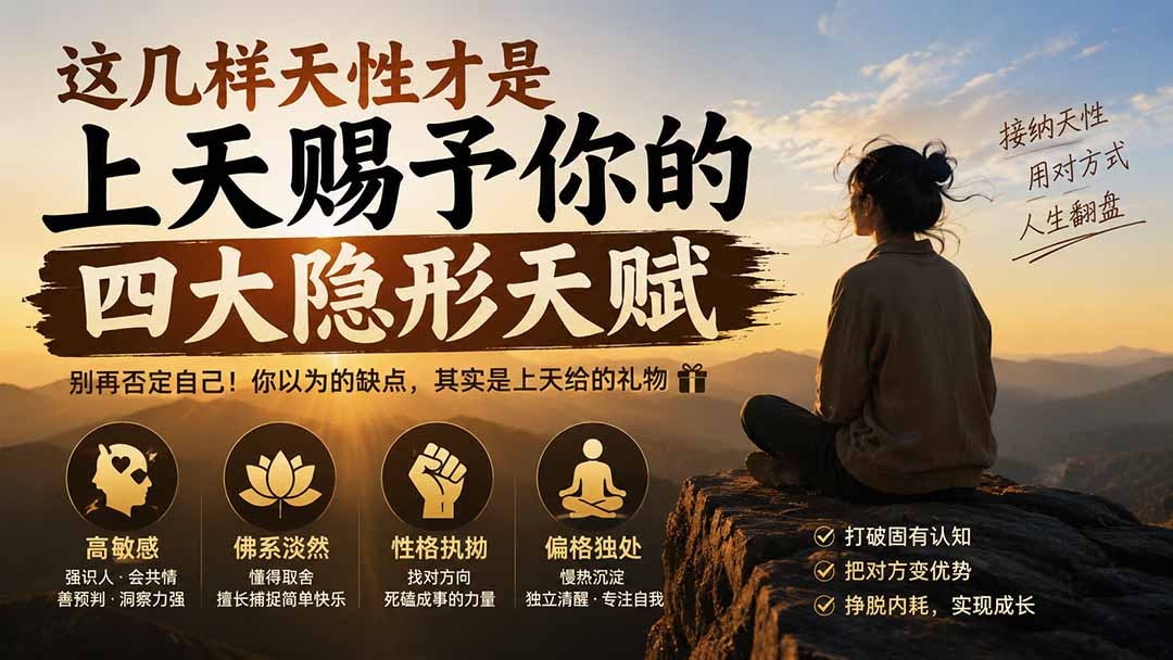 付费文章：这几样天性才是上天赐予你的四大隐形天赋-资源宝库