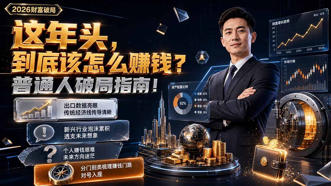 付费文章：这年头，到底该怎么赚钱？普通人破局指南！-资源宝库