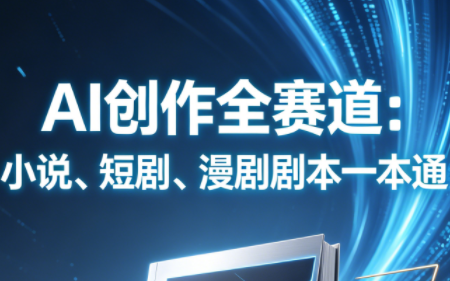 AI创作全赛道：小说、短剧、漫剧剧本一本通(更新7月)-资源宝库