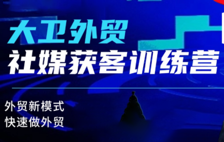 大卫老师·外贸社媒获客独家训练营(更新8月)-资源宝库