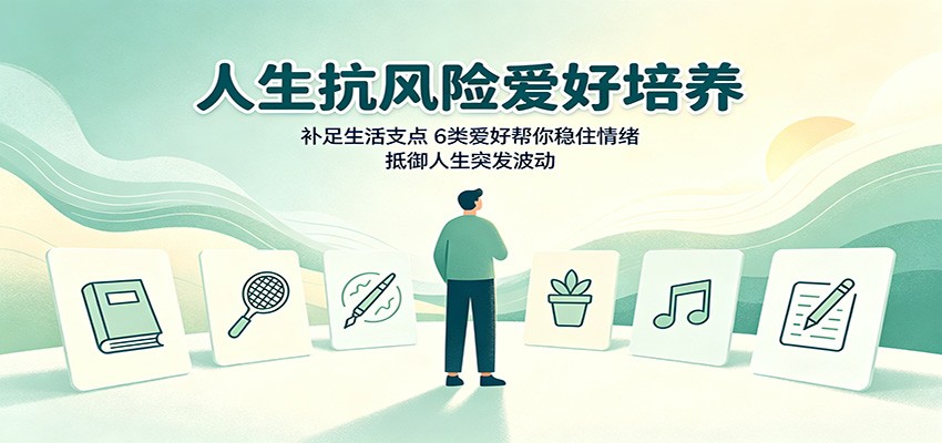 人生抗风险爱好培养：补足生活支点，6类爱好帮你稳住情绪，抵御人生突发波动-资源宝库