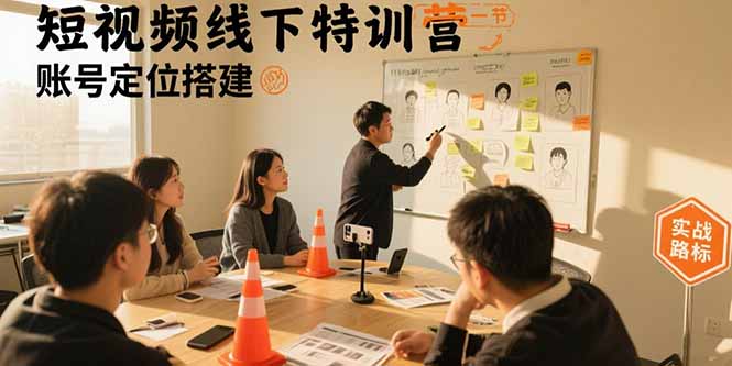 短视频线下特训营：账号定位搭建/口播号拍摄剪辑/直播间流量入口/变现实战-资源宝库