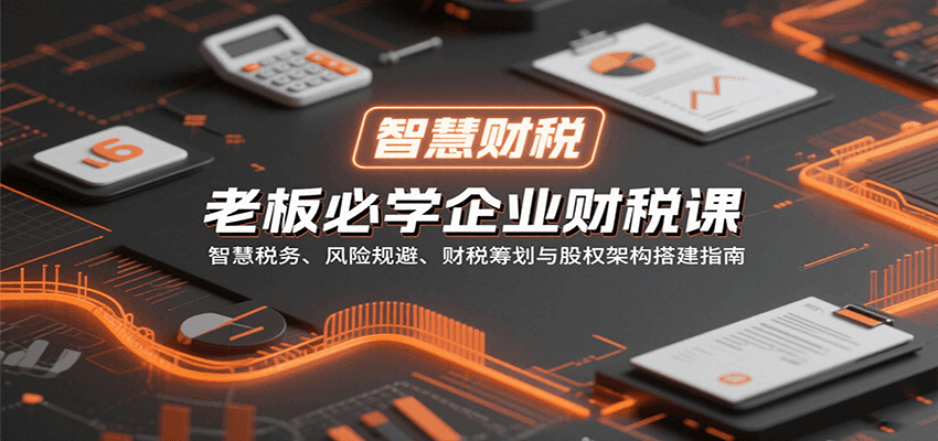 老板必学企业财税课：智慧税务、风险规避、财税筹划与股权架构搭建指南-资源宝库