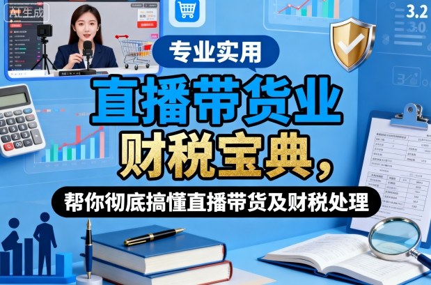 直播带货业财税宝典，帮你彻底搞懂直播带货及财税处理-资源宝库