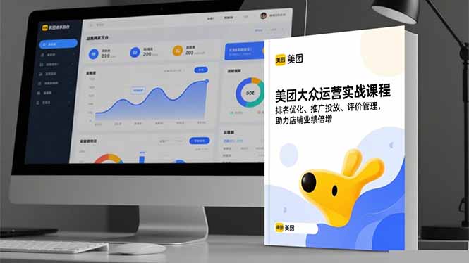 美团大众运营实战课程，排名优化、推广投放、评价管理，助力店铺业绩倍增-资源宝库