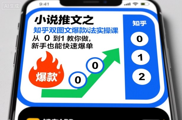 小说推文之知乎双图文爆款玩法实操课，从0到1教你做，新手也能快速爆单-资源宝库