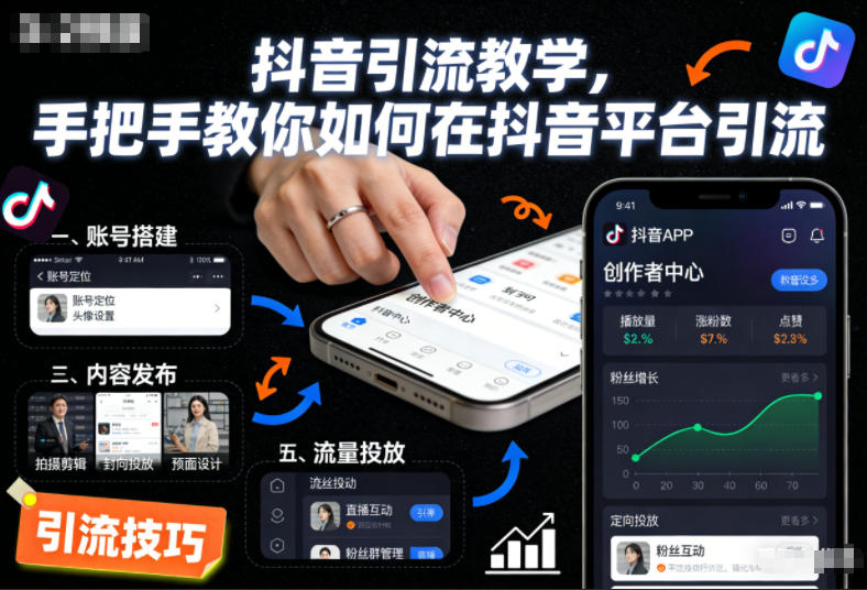 抖音引流教学，手把手教你如何在抖音平台引流-资源宝库