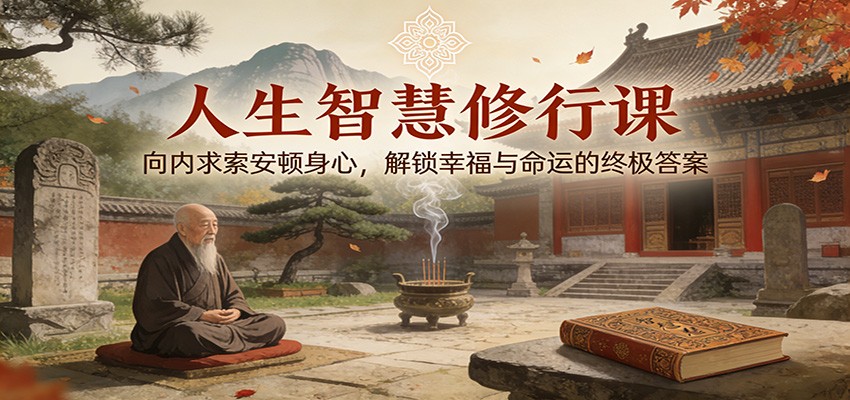 人生智慧修行课：向内求索安顿身心，解锁幸福与命运的终极答案-资源宝库