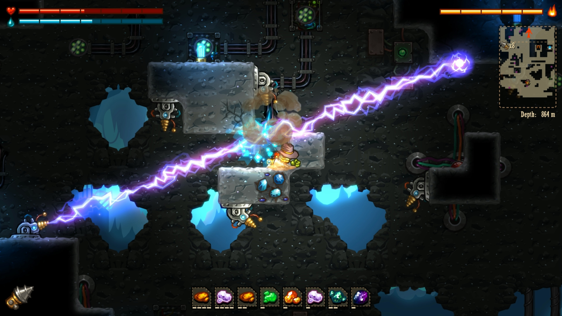 《蒸汽世界：挖掘 SteamWorld Dig》Switch英文版NSP下载 – 含1.12.0补丁-资源宝库
