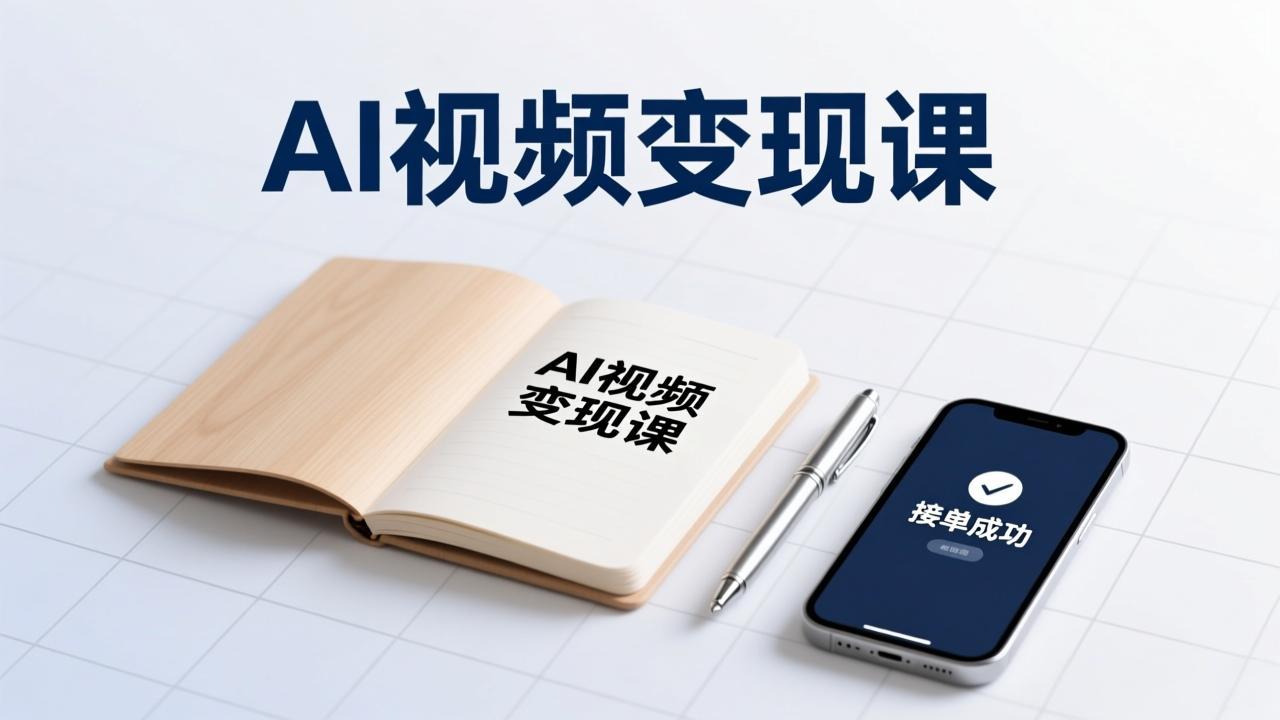 AI视频变现课，学完即可创作短片、接商单，实现副业增收，单项目报价可达千元-资源宝库