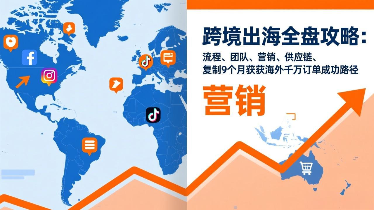 跨境出海全盘攻略：流程，团队，营销，供应链，复制9个月斩获海外千万订单成功路径-资源宝库