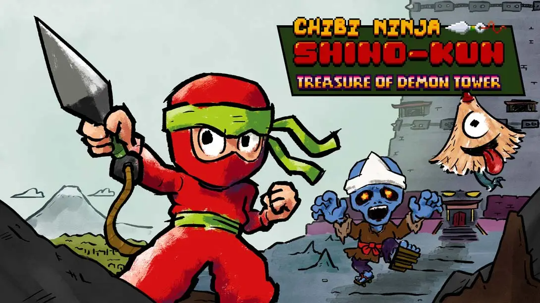 【美版】小忍者志乃君：魔塔宝藏 .Chibi Ninja Shino-kun Treasure of Demon Tower 英语-资源宝库