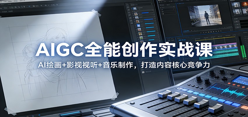 AIGC全能创作实战课：AI绘画+影视视听+音乐制作，打造内容核心竞争力-资源宝库