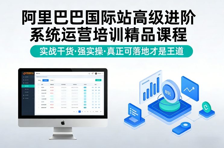 阿里巴巴国际站高级进阶系统运营培训精品课程，实战干货，强实操，真正可落地才是王道-资源宝库