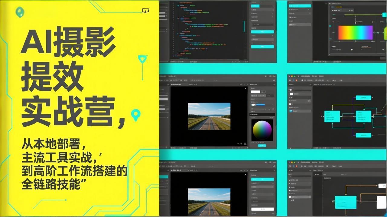 AI+摄影提效实战营，从本地部署，主流工具实战，到高阶工作流搭建的全链路技能-资源宝库