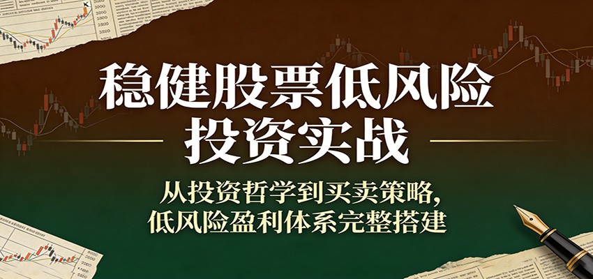 稳健股票低风险投资实战：从投资哲学到买卖策略，低风险盈利体系完整搭建-资源宝库